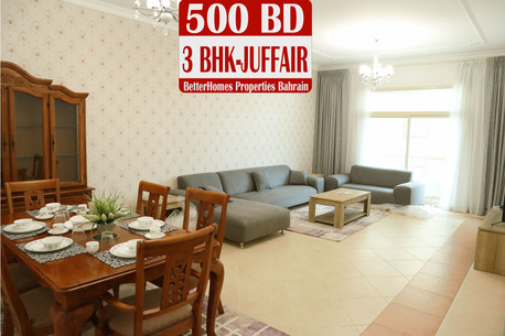 Juffair, Apartments/Houses, BHD 500/month,  Furnished,  3 BR,  Extremely Huge