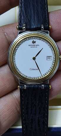 Riyadh, Watches, SAR 950,  Raymond Weil Watch Original Diamond Dial For Men Or Ladies Original Swiss Made