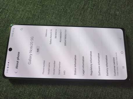 Riyadh, Mobile Phones, SAR 1400,  Samsung Galaxy Note 20