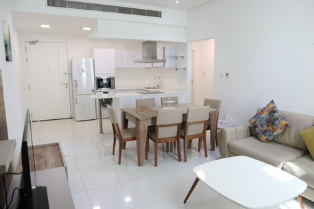 Juffair, Apartments/Houses, BHD 300/month,  Furnished,  1 BR,  Modern Style Natural Light Luxury Flat