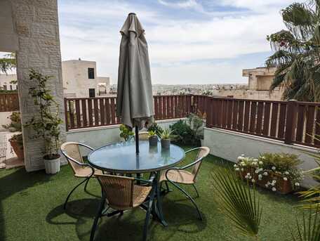 Abdoun, Apartments/Houses, JOD 15000/year,  Furnished,  2 BR,  Roof Top Fully Furnished Two Bedroom Apartment With Big Terrace In Abdoun 00962777688956