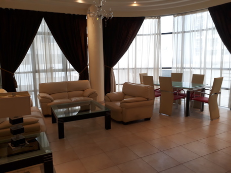 Juffair, Apartments/Houses, BHD 450/month,  Furnished,  3 BR,  !!!Unlimited EWA.!!! Beautifully Furnished 3BR Family Apartment 4 Baths. 2BR@350: TONY