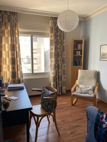 Amman, Apartments/Houses, JOD 17000/year,  Furnished,  4 BR,  Fully Furnished 4B With Baconly And Terrace In Jabal Webdeh 00962777688956