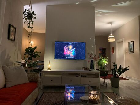 Amman, Apartments/Houses, JOD 9500/year,  Furnished,  2 BR,  Fully Furnished 3B Apart With Baconly And Rooftop Terrace In Rabyia 00962777688956