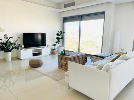 Abdoun, Apartments/Houses, JOD 13000/year,  Furnished,  3 BR,  Semi Furnished Three Bedroom Apartment With Baconly In Abdoun 00962777688956