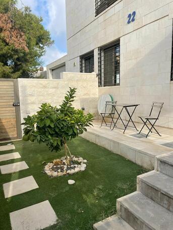 Abdoun, Apartments/Houses, JOD 24000/year,  3 BR,  Ground Deplux Semi Furnished 3B Apart With Garden In Abdoun 00962777688956