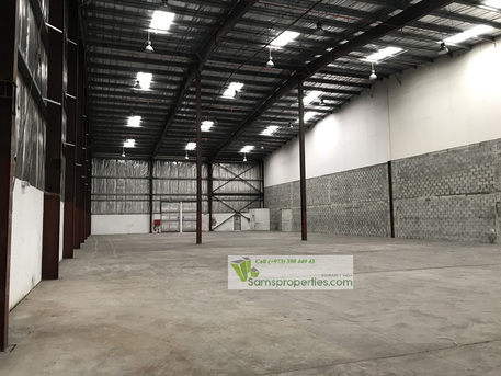 Hidd, Warehouses, 1175 Sq. Meter,  Warehouse For Storage | Workshop | Food Unit | Rent BHD  2.400 Per Sqm | 3-Phase Power