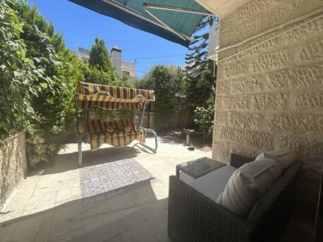 Abdoun, Apartments/Houses, JOD 7000/year,  Furnished,  2 BR,  Ground Fully Furinshed 2B Apartment With Garden In Abdoun 00962777688956