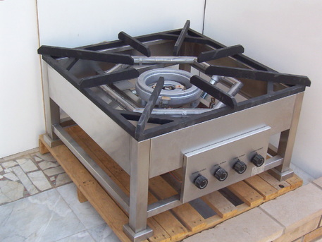Riyadh, Materials, SAR 20000,  Charvet New Professional S/S Gas Stove 4 Crowns Burner