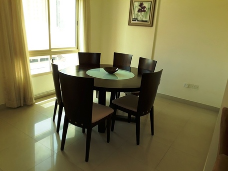 Juffair, Apartments/Houses, BHD 430/month,  Furnished,  3 BR,  Spacious Furnished Family Apartment:GAS Cooking. Balcony. Closed Kitchen. 3Baths. Pool.Gym