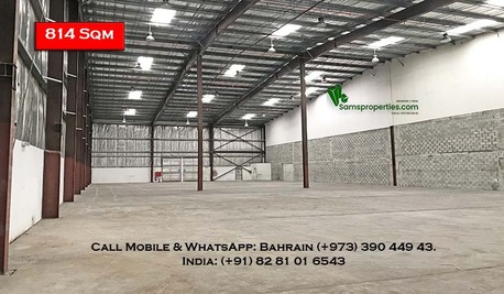 Arad, Warehouses, 807 Sq. Meter,  Low Rent Warehouse & Workshop @ BHD 2.400 Per Sqm | High Power Load | Heigh Ceiling