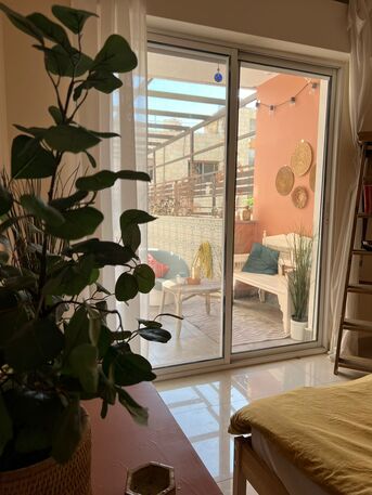 Amman, Apartments/Houses, JOD 12000/year,  Furnished,  2 BR,  Fully Furnished Two Bedroom With Terrace In Jabal Webdeh 00962777688956