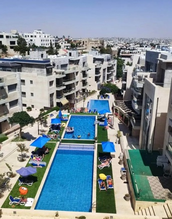Abdoun, Apartments/Houses, JOD 10000/year,  Furnished,  2 BR,  Fully Furnished Two Bedroom Apart With Baconly, Pool In Abdoun 00962777688956