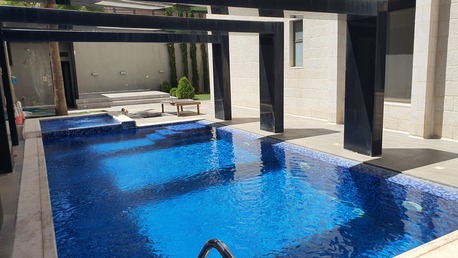 Amman, Apartments/Houses, JOD 48000/year,  4 BR,  Semi Furnished Ground Floor 4B Apart With Garden, Pool In 5 Circle 00962777688956