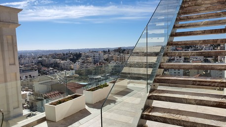 Amman, Apartments/Houses, JOD 60000/year,  4 BR,  Deplux Semi Furnished 3B With Big Terrace In 5circle 00962777688956