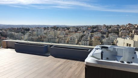 Amman, Apartments/Houses, JOD 60000/year,  4 BR,  Deplux Semi Furnished 3B With Big Terrace In 5circle 00962777688956