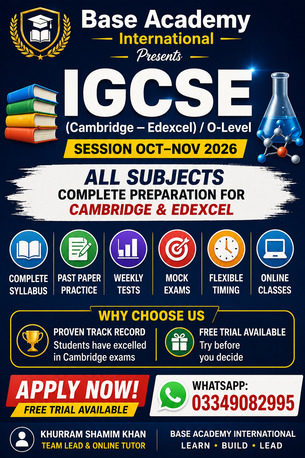 Dubai, Lessons Wanted, O-Level/IGCSE/GCE(AQA-Edexcel-OCR-WJEC)