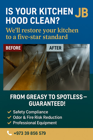 Manama, Catering, Kitchen Hood Cleaning In Bahrain