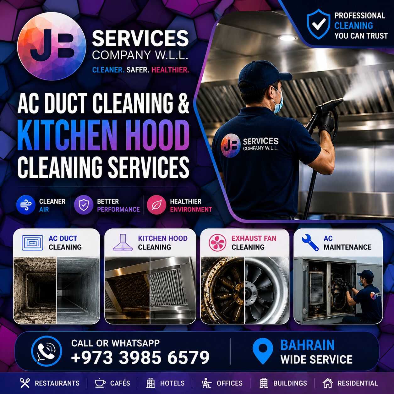 Manama, Catering, Kitchen Hood Cleaning Services In Bahrain