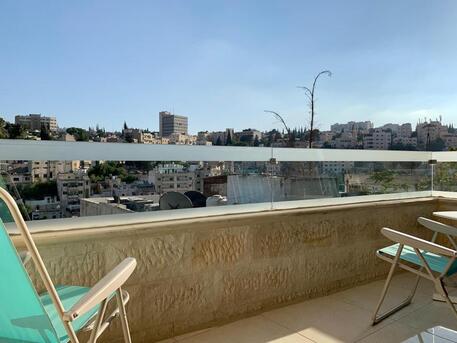 Amman, Apartments/Houses, JOD 13000/year,  Furnished,  3 BR,  Fully Furnished 3B Apart With Baconly In Jabal Webdeh 00962777688956