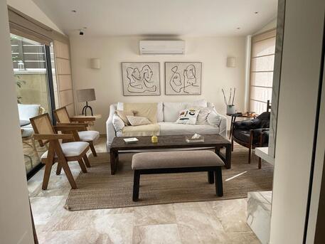 Abdoun, Apartments/Houses, JOD 20000/year,  Furnished,  3 BR,  Ground Fully Furinshed 3B Apart With Big Garden In Abdoun 00962777688956