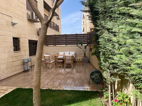 Abdoun, Apartments/Houses, JOD 20000/year,  Furnished,  3 BR,  Ground Fully Furinshed 3B Apart With Big Garden In Abdoun 00962777688956
