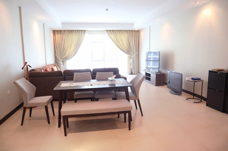 Juffair, Apartments/Houses, BHD 400/month,  Furnished,  2 BR,  Spacious   Modern Interior   Cozy   Family Building   Near Ramez Mall
