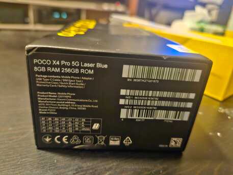 Riyadh, Mobile Phones, SAR 950,  Xiaomi Poco X4 Pro 256gb 5G