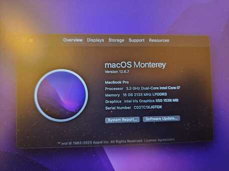 Riyadh, Computers, SAR 2200,  Apple MacBook Pro 13-inch With Touch Bar