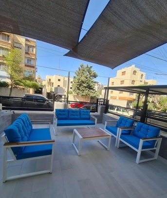 Amman, Apartments/Houses, JOD 9600/year,  Furnished,  2 BR,  Ground Fully Furinshed 2B Apartment With Outside Terrace In Jabal Webdeh 00962777688956