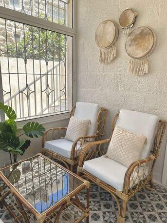 Amman, Apartments/Houses, JOD 10000/year,  Furnished,  2 BR,  Hertige Part Of House Fully Furnished 2B With  Terrace N 2nd Circle 00962777688956