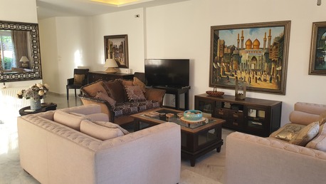 Amman, Apartments/Houses, JOD 18000/year,  Furnished,  3 BR,  Ground Fully Furinshed 3B Apart With Big Garden In 5 Circle 00962777688956