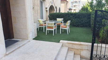 Amman, Apartments/Houses, JOD 18000/year,  Furnished,  3 BR,  Ground Fully Furinshed 3B Apart With Big Garden In 5 Circle 00962777688956