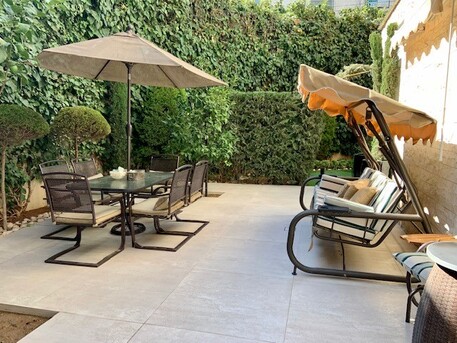 Abdoun, Apartments/Houses, JOD 18000/year,  Furnished,  2 BR,  Ground Fully Furinshed 2B Apartment With Garden In Abdoun 00962777688956