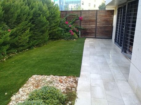 Amman, Apartments/Houses, JOD 10000/year,  Furnished,  2 BR,  Ground Fully Furinshed 2B Apartment With Big Garden In Shemsani 00962777688956
