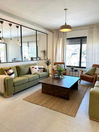 Amman, Apartments/Houses, JOD 14000/year,  Furnished,  2 BR,  Brandnew Fully Furnished 2B Apart With Baconly In Jabal Webdeh 00962777688956