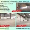 355 Sq. Meter,  Warehouse Rent Near Alba. Suitable For STORAGE Of Materials / Chemicals. Call Sam 39044943