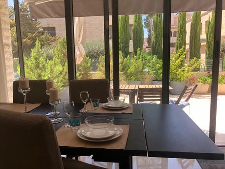 Abdoun, Apartments/Houses, JOD 13000/year,  Furnished,  2 BR,  Ground Fully Furinshed 2B Apart With Garden And Terrace In Abdoun 00962777688956