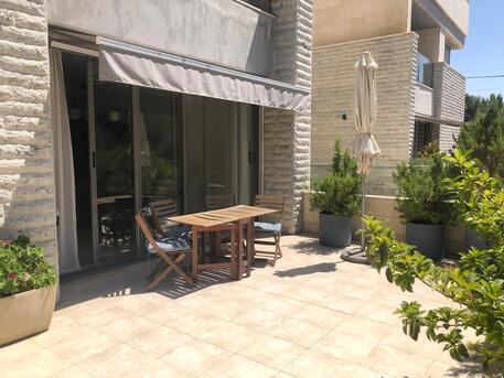 Abdoun, Apartments/Houses, JOD 13000/year,  Furnished,  2 BR,  Ground Fully Furinshed 2B Apart With Garden And Terrace In Abdoun 00962777688956