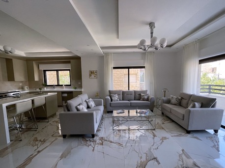 Amman, Apartments/Houses, JOD 13000/year,  Furnished,  3 BR,  Fully Furnished 3B Apart With Baconly In Jabal Webdeh 00962777688956