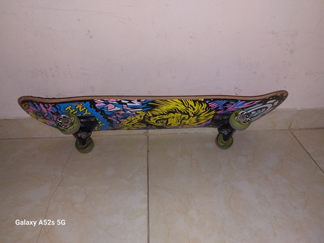 Jeddah, Sporting Goods, SAR 350, Used __Original Rare Nyjah Huston Element 2015 Skateboard Designed By Allister Lee Freehand Series