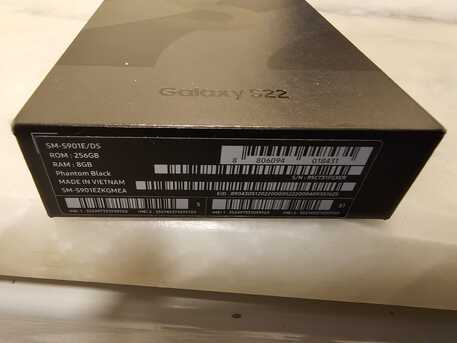 Riyadh, Mobile Phones, SAR 1500,  Samsung S22 Black (5G) Dual Sim