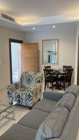 Abdoun, Apartments/Houses, JOD 14000/year,  Furnished,  2 BR,  Ground Fully Furinshed 2B Apartment With Outside Terrace In Abdoun 00962777688956