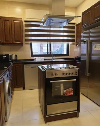 Amman, Apartments/Houses, JOD 11000/year,  Furnished,  2 BR,  Ground Fully Furinshed 2B Apartment With Balcony In Swefieh 00962777688956