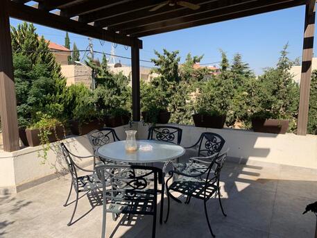 Abdoun, Apartments/Houses, JOD 18000/year,  Furnished,  2 BR,  Part Of Villa Fully Furnished 2B +1office Apart With Big Baconly N Abdoun 00962777688956