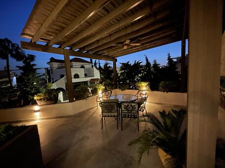 Abdoun, Apartments/Houses, JOD 18000/year,  Furnished,  2 BR,  Part Of Villa Fully Furnished 2B +1office Apart With Big Baconly N Abdoun 00962777688956