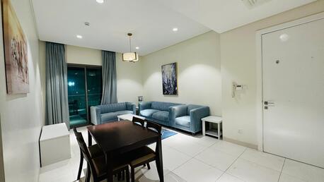 Manama, Apartments, Flats, Houses & Villas, BHD 400/month,  Furnished,  2 BR,  FULLY FURNISHED 2 BEDROOM FLAT WITH EWA