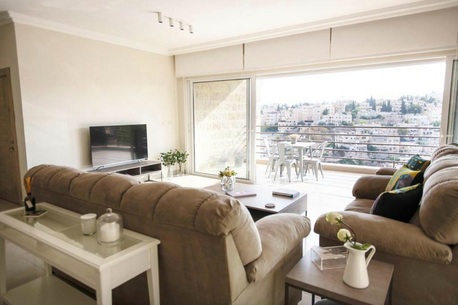 Amman, Apartments/Houses, JOD 16000/year,  Furnished,  2 BR,  Fully Furnished Two Bedroom Apartment With Baconly In Jabal Webdeh 00962777688956