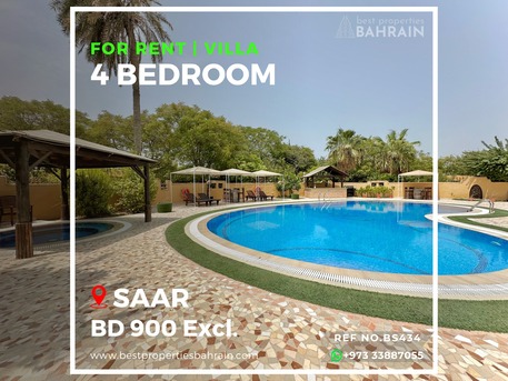 Saar, Apartments/Houses, BHD 950/month,  4 BR,  500 Sq. Meter,  BD 900
