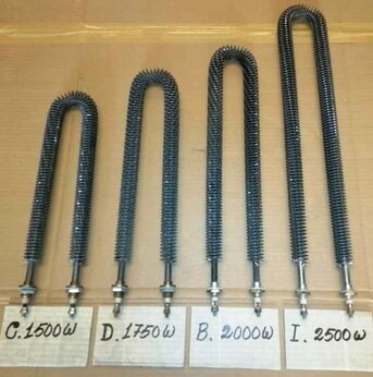 Al Malaz, Electrical & Plumbing, SAR 1,  Rica Spiraled Immersion & Air Heating Elements At Clearance Sale